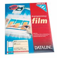 A4 Transparent t/inkjet HP/LX 100my (25)