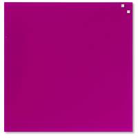 Glastavle Naga magnetisk 450x450mm pink