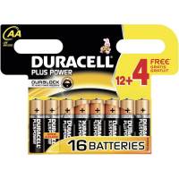 Batteri Duracell Plus Power AA 16stk/pak