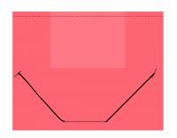 Plastmappe PP bnt/Office r&oslash;d A4