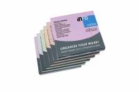 Notes Info Harmony Line mix 75x75mm 6blk/pak