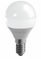P&aelig;re Duracell Mini 3,4W/25W LED E14 globe frosted 3stk/pak