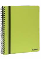 Kollegieblok m/spiralryg A5 linieret lime 80blade 70g