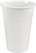 Drikkebæger Gastro-Line hvid 20/23cl pp m/riller 100stk/pak