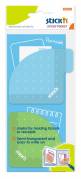 Lomme Stick'N Sticky 70x70 grøn/blå selvklæb. 5stk/pak