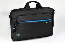 Computertaske slim 15,6" Blue Line af genbrugsflasker