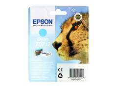 Blækpatron Epson T0712 cyan D78/82/DX4XXX/50XX/60XX m.fl. 415 sider v.5%