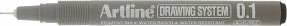 Fineliner Artline EK231 0,1mm sort
