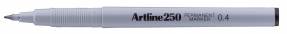 Marker Artline EK250 sort permanent 0,4mm