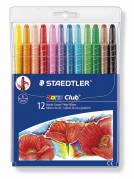 Oliekridt STAEDTLER Noris Club ass. 12stk/pak