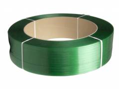 Strapbånd PET grøn 19x0,85mm ø406mm 1200m 650kg træk