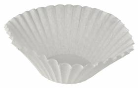 Filterposer skålfilter hvid 250/84-90mm 250stk/pak