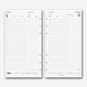 Dagkalender System PP refill 9,5x17cm 1dag/side 20 2785 00