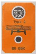Stempelpude i box Reiner rød b6k type 2