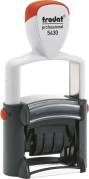Stempel Trodat 5430L dato m/7 tekster t/tekstplade Professional 4.0 selvfarvende