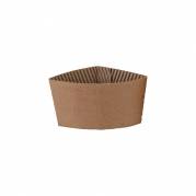 Sleeve t/kaffekop 8oz brun single wall pap 1000st/krt