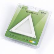 Minipanel LED trekant 2W