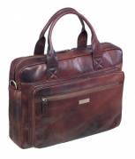 Taske Pierre Briefcase 2 Tonet brun/sort