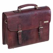 Taske Pierre Briefcase 2 Tonet brun/sort