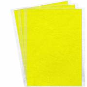 Kartonforside til indbinding Fellowes A4 250g gul Delta leatherboard 100stk/pak