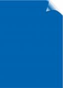 Plastforside til indbinding Fellowes A4 200mic transparent blå PVC 100stk/pak