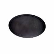 Tjenerbakke Ø40,5cm sort polyester m/antislip