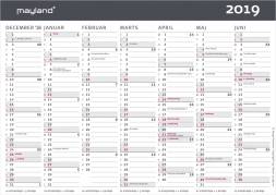 Bordkalender A5 moderne 21x15cm 19 0581 00