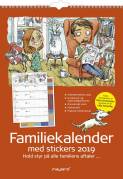 Familiekalender 6 kolonner m/stickers og illu. 29,7x42cm 19 0662 50