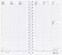 WeekPlanner uge h&oslash;jformat REFILL 9,5x17cm 19 0885 00