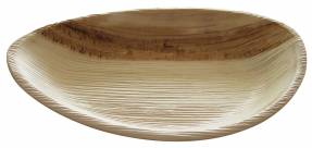 Tallerken palmeblad 19x12,5x3cm komposterbar 25stk/pak