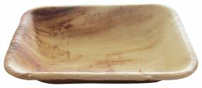 Tallerken dyb palmeblad Hampi 16x13x3cm komposterbar 25stk/pak