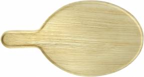 Serveringsplatte palmeblad natur 36x20x0,5cm 25stk/pak