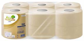 Jumborulle Lucart T3 Natural 2-lag 8,9cmx150m sand 12rul/kar