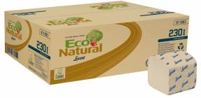Toiletpapir I Ark Lucart T3 Natural 2-lags 21x10cm 40x210ark/kar