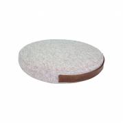 Balancepude JobOut Design filtstof lysegrå 33x5,3cm