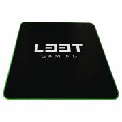 Stoleunderlag L33T sort 1200x990x18mm Gaming