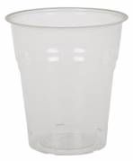 Drikkeglas PLA klar 18cl, 20cl Ø7,2cm komposterbar 50stk/ps