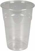 Drikkeglas PLA klar 30cl, 40cl Ø8,5cm komposterbar 50stk/ps