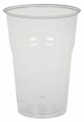 Drikkeglas PLA klar 40cl, 57,5cl Ø9,5cm komposterbar 50stk/ps
