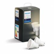 Pære Philips Huewhite 5,5W GU10 2pack