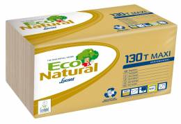 Økonomiserviet Lucart T3 Eco natur 1-lags 1/4 fold natur 500stk/pak