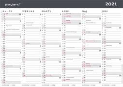 Kontorkalender A4 Moderne 30x21cm 21 0590 50