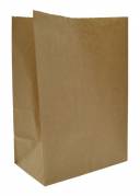 Papirspose u/håndtag 30l brun 320/170x450mm 200stk/pak