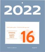 Afrivningskalender Hum&oslash;r 10x7cm 22 2600 00