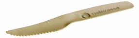 Kniv 165mm hårdt papir brun bionedbrydelig 100stk/pak kraftig glat overflade