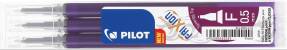 Refill Pilot 3-pack FriXion Point Lilla 0,5mm 3-pack
