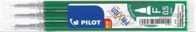 Refill Pilot 3-pack FriXion Point Grøn 0,5mm 3-pack