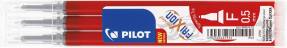 Refill Pilot 3-pack FriXion Point Rød 0,5mm 3-pack