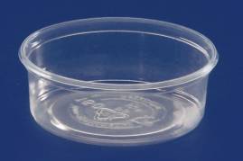 Plastbægre 10-150 rund PP klar Ø101x35mm 150ml 100stk/pak