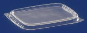 Låg plastbakke mini 65 PP klar 1000stk/kar 108x82 108 x 82 mm